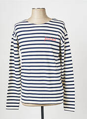 T-shirt bleu MAISON LABICHE pour homme seconde vue