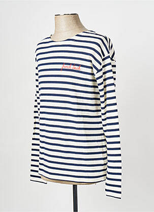 T-shirt bleu MAISON LABICHE homme