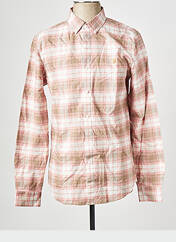 Chemise manches longues rose FARAH pour homme seconde vue