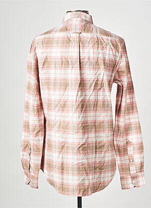 Chemise manches longues rose FARAH homme