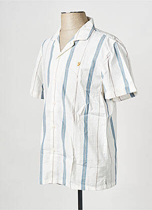 Chemise manches courtes beige FARAH homme