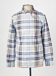 Chemise manches longues bleu FARAH homme