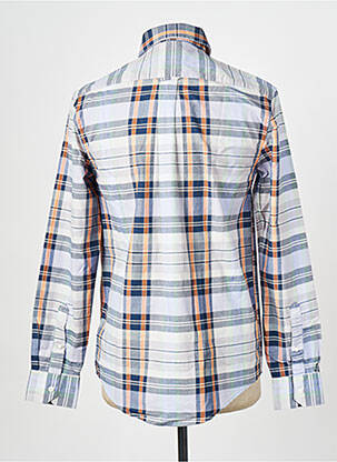 Chemise manches longues bleu FARAH homme