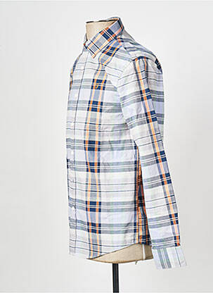 Chemise manches longues bleu FARAH homme