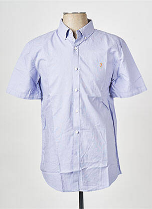 Chemise manches courtes violet FARAH pour homme