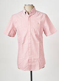 Chemise manches courtes orange FARAH homme