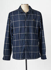 Chemise manches longues bleu FARAH pour homme seconde vue