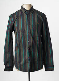 Chemise manches longues vert FARAH homme