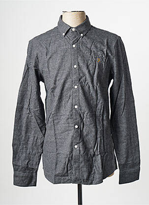 Chemise manches longues gris FARAH homme