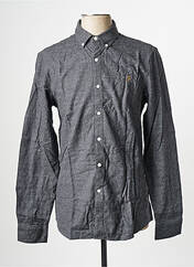 Chemise manches longues gris FARAH pour homme seconde vue