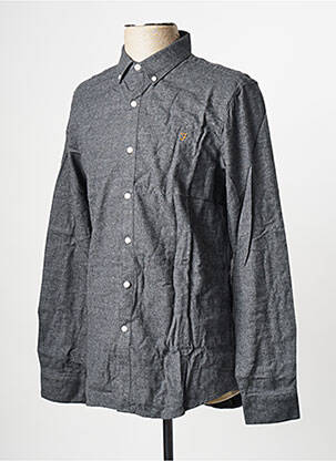Chemise manches longues gris FARAH homme