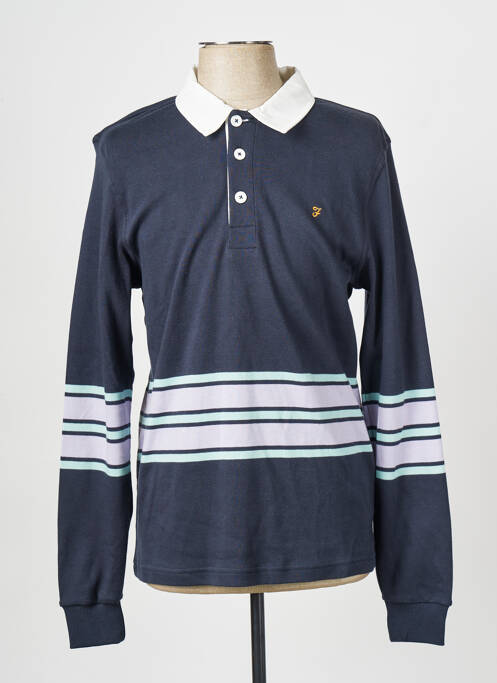 Polo bleu FARAH pour homme
