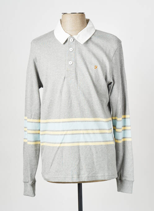 Polo gris FARAH pour homme