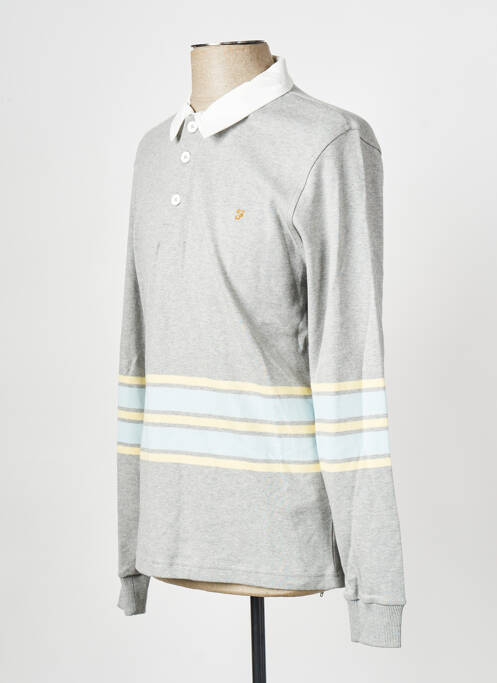 Polo gris FARAH pour homme