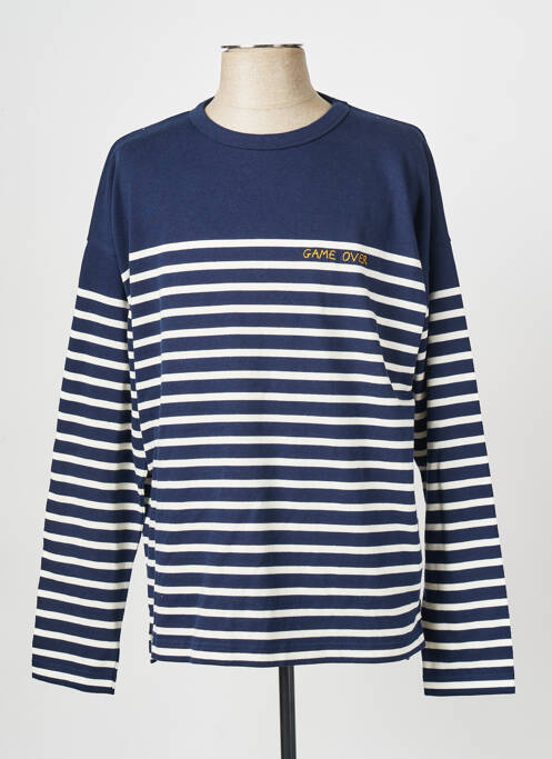 T-shirt bleu MAISON LABICHE pour homme