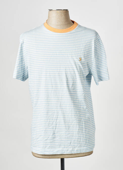 T-shirt bleu FARAH pour homme