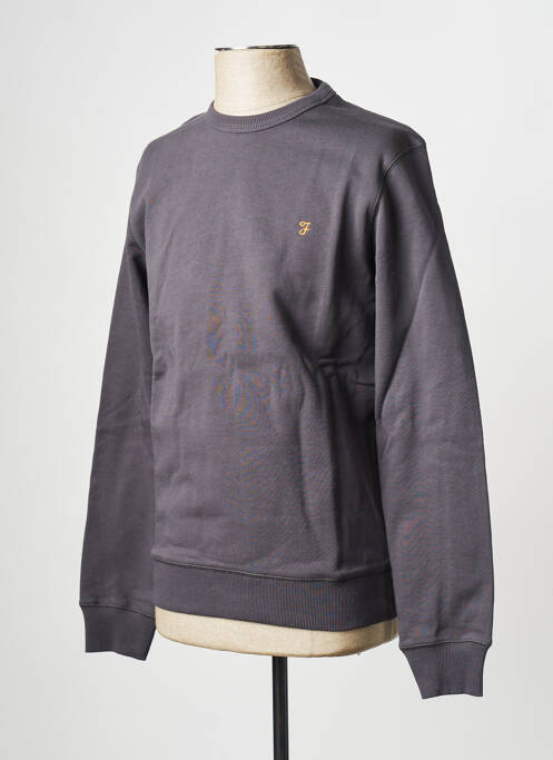 Sweat-shirt gris FARAH pour homme