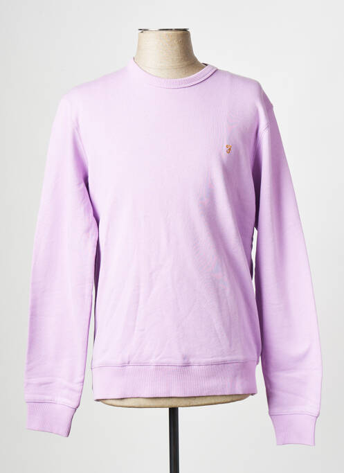Sweat-shirt violet FARAH pour homme