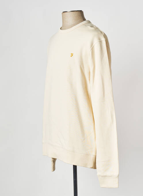 Sweat-shirt beige FARAH pour homme