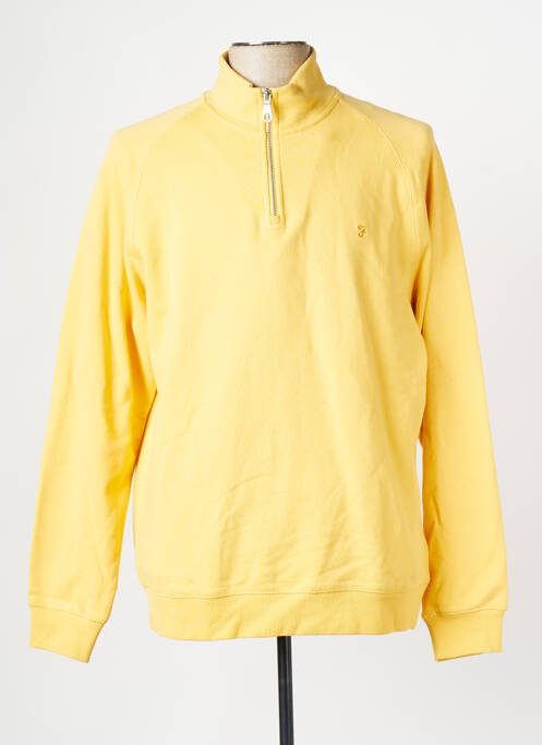 Sweat-shirt jaune FARAH homme
