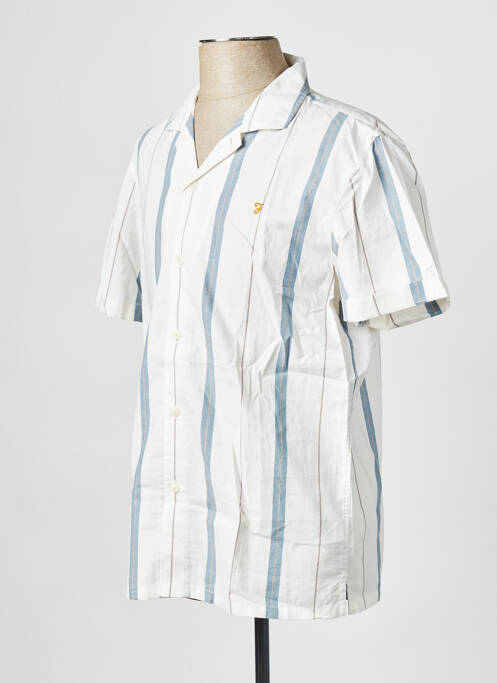 Chemise manches courtes beige FARAH pour homme