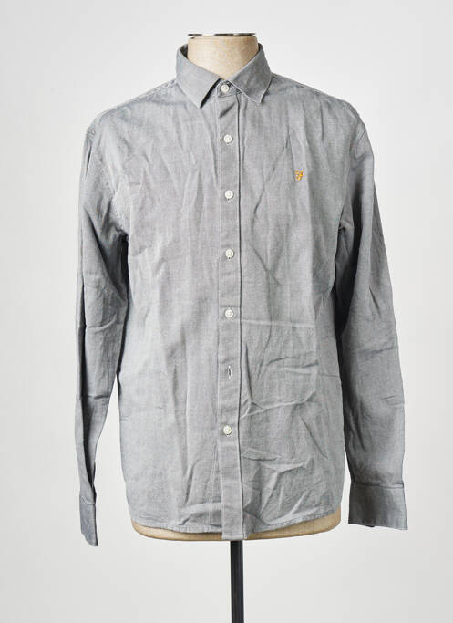 Chemise manches longues gris FARAH pour homme