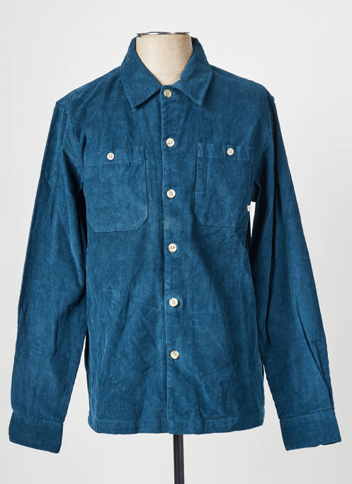 Chemise manches longues bleu FARAH pour homme