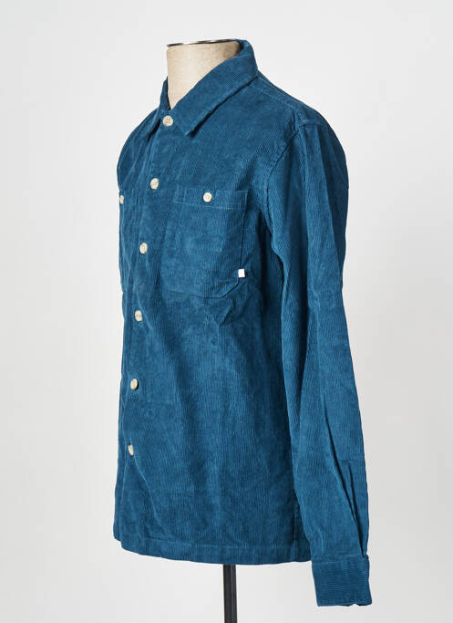 Chemise manches longues bleu FARAH pour homme