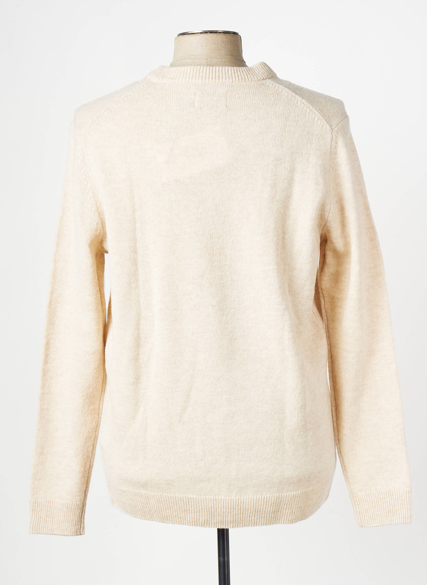 Homme Sweat shirt Sweat Marron Col Henley Bloc de couleur Style Bohème