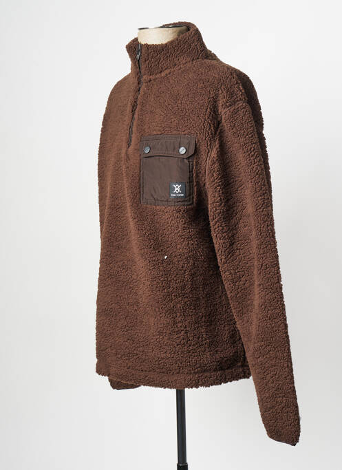 Sweat-shirt marron DAILY PAPER pour homme