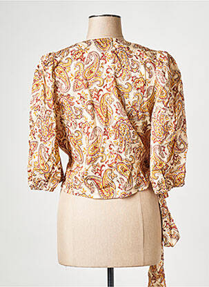 Top col v marron LA PETITE FRANCAISE femme