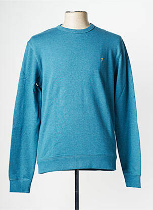 Sweat-shirt col rond bleu FARAH homme