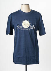 T-shirt bleu JACK & JONES pour homme seconde vue