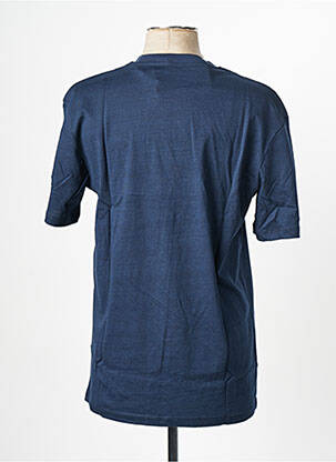 T-shirt col rond bleu JACK & JONES homme