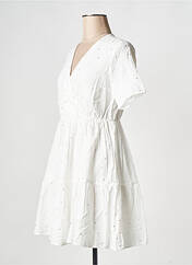 Robe courte blanc PIECES pour femme seconde vue