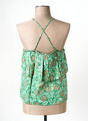Débardeur col v vert VERO MODA femme