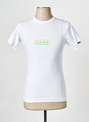 T-shirt blanc VANS pour homme seconde vue