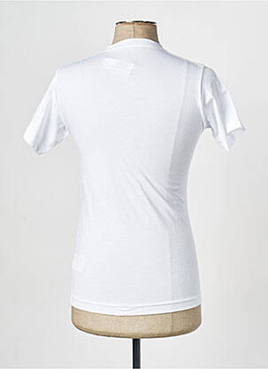 T-shirt col rond blanc VANS homme