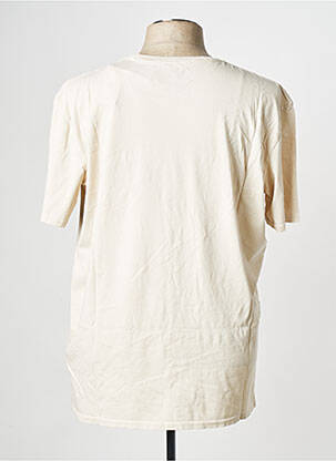T-shirt col rond beige QUIKSILVER homme