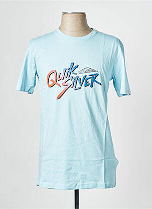 T-shirt col rond bleu QUIKSILVER homme