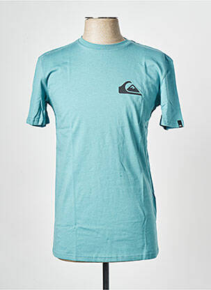 T-shirt col rond bleu QUIKSILVER homme
