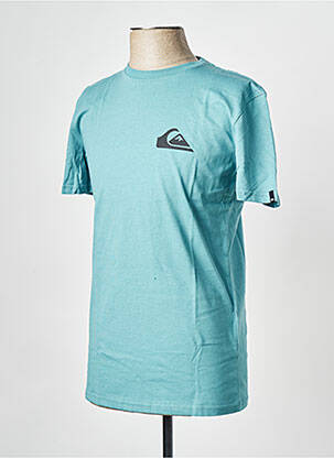T-shirt col rond bleu QUIKSILVER homme