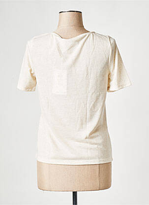 T-shirt col v beige VILA femme