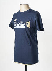 T-shirt bleu PEPE JEANS pour homme seconde vue