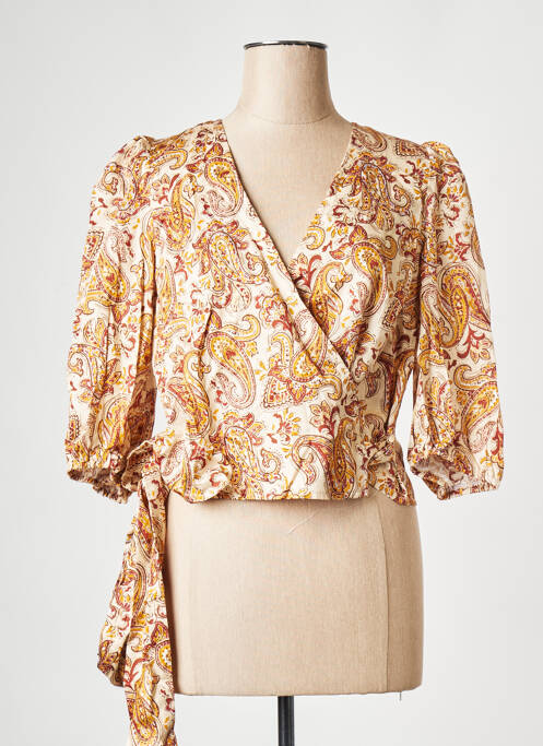 Top marron LA PETITE FRANCAISE pour femme