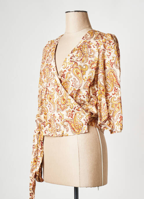 Top marron LA PETITE FRANCAISE pour femme