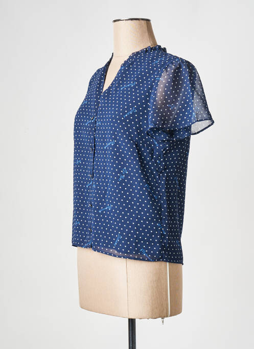Top bleu I.CODE (By IKKS) pour femme