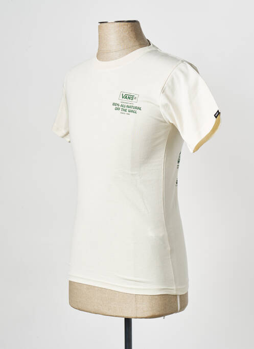 T-shirt beige VANS pour homme
