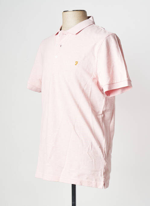 Polo rose FARAH pour homme