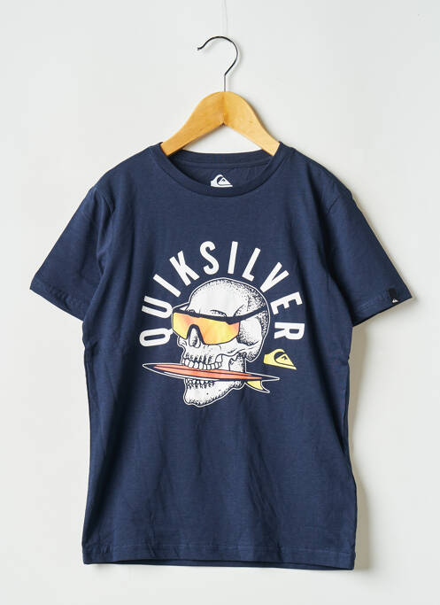 T-shirt bleu QUIKSILVER pour garçon
